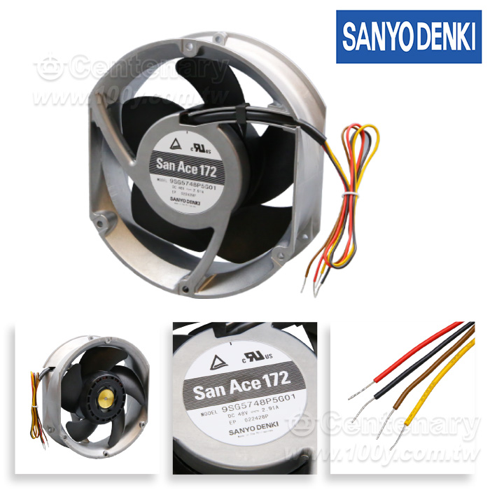 SANYO 三洋直流風扇 48V 4缐 - 150486 產品圖片