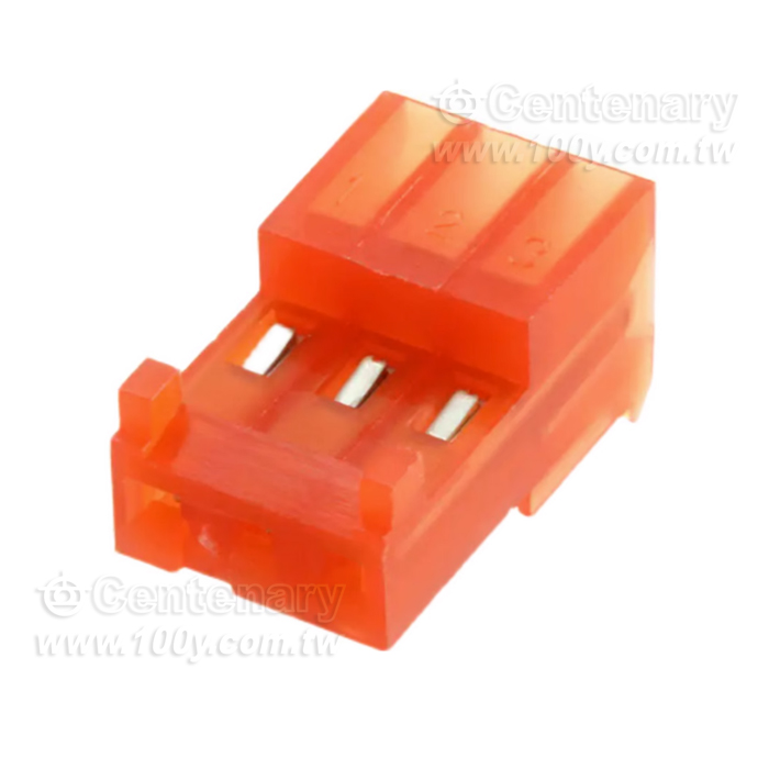3P 22AWG TIN CLSD WITH TAB W/RED STRPE - 150649 Product Image
