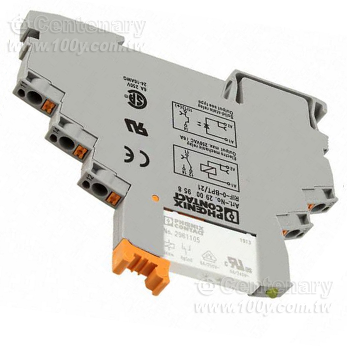 Pre-assembled relay module with push-in connection  24V - 150640 Product Image