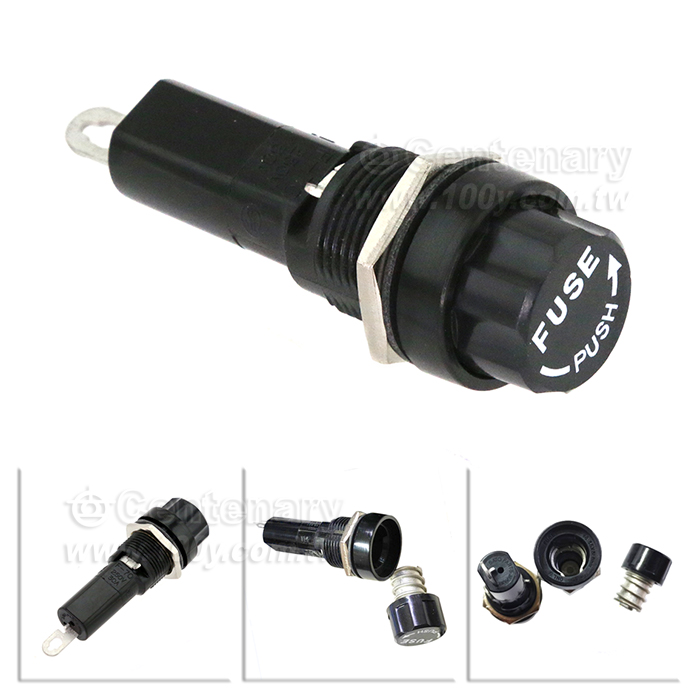 SATO PARTS 耐高溫保險絲座6.35*31.8mm 250V 30A - 150375 產品圖片