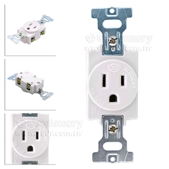美式暗啞插座15A/125V