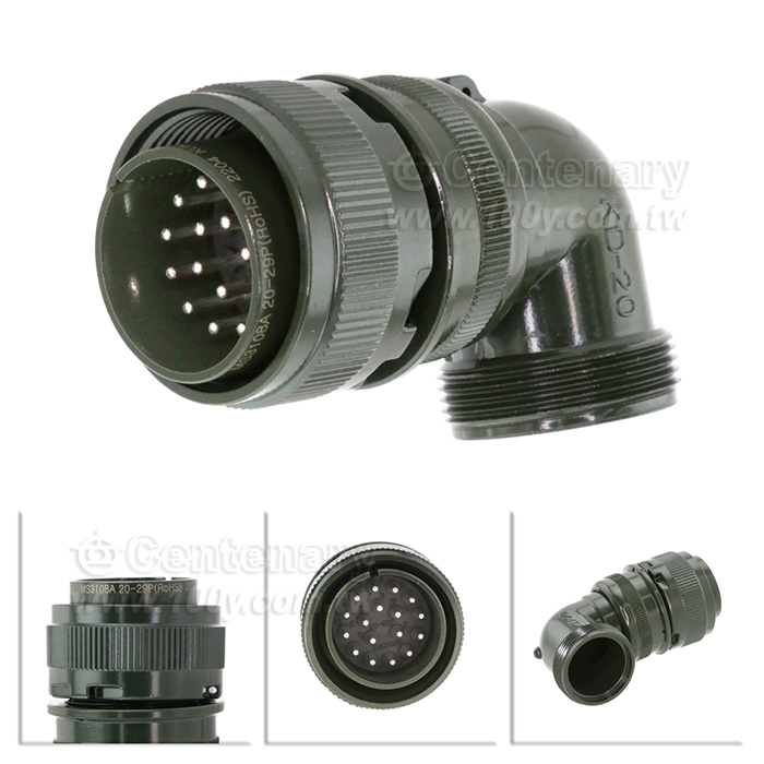 17P公端90度彎管接頭 - 150078 產品圖片