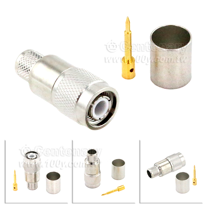 TNC plug crimp for LMR400; 2.6GHz VSWR1.25