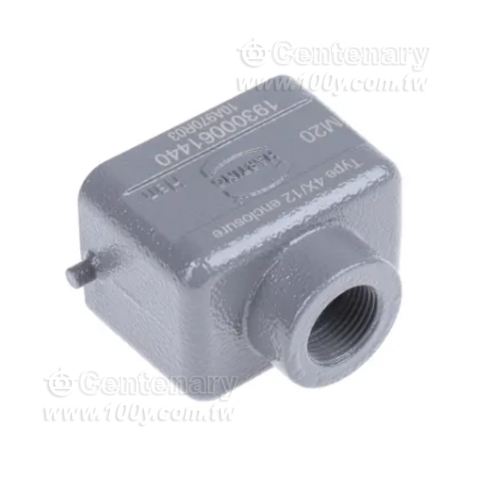 連接器護罩HAN 6B M20 TOP ENTR METAL HOOD - 151008 Product Image