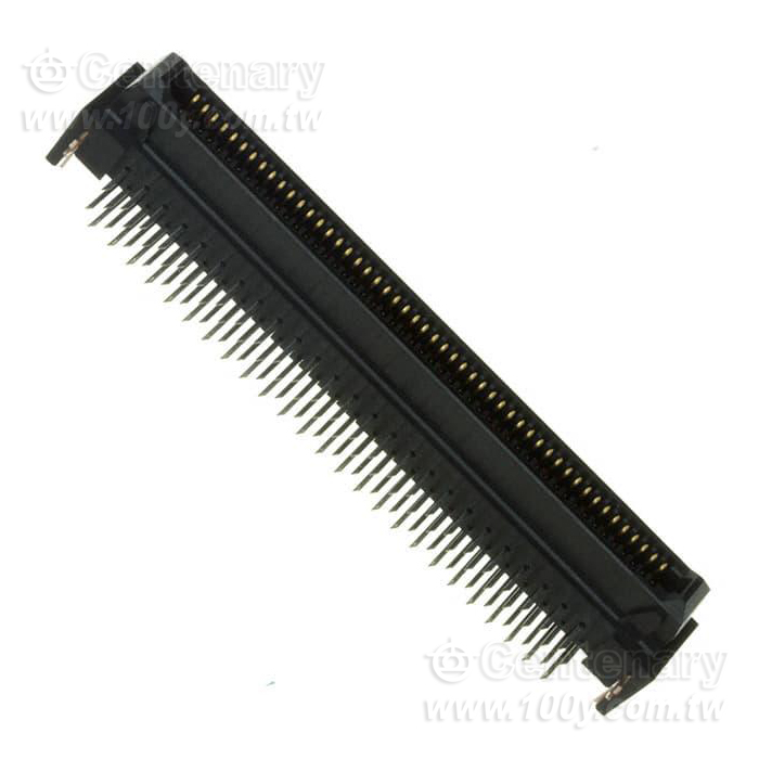 連接器 100P母座彎針插座 間距:1.27MM