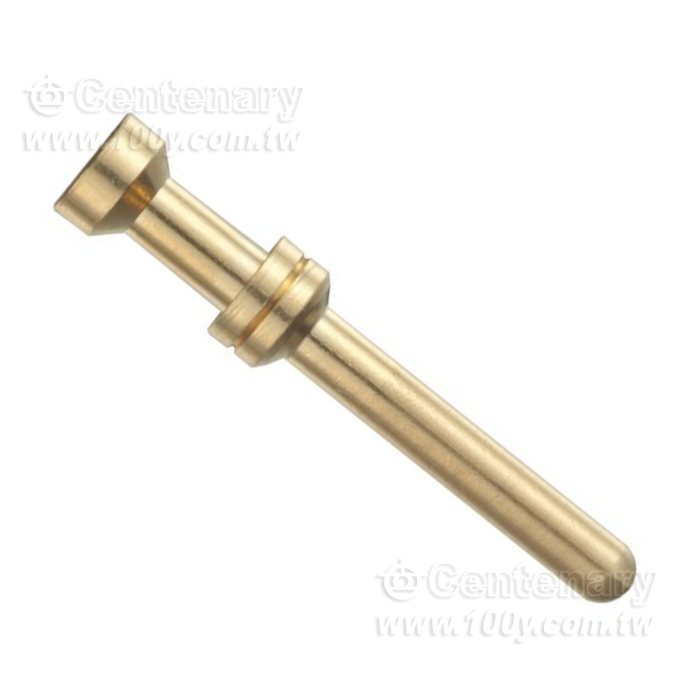 HAN E MALE AWG 16 GOLD PLATED CRIMP - 151078 Product Image