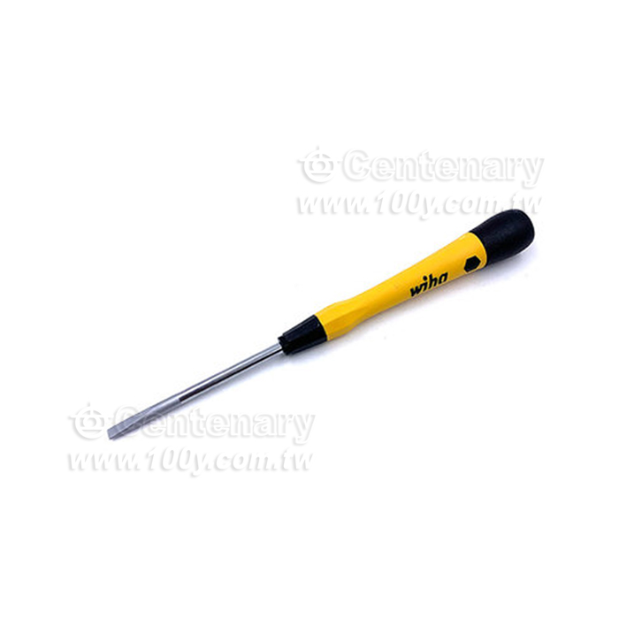 wiha 防靜電一字螺絲刀 2.0*40mm 全長140mm - 151200 產品圖片