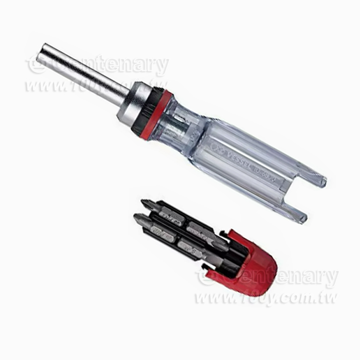 套裝十字一字改錐起子批頭組套 棘輪批+4個批頭 - 151199 產品圖片