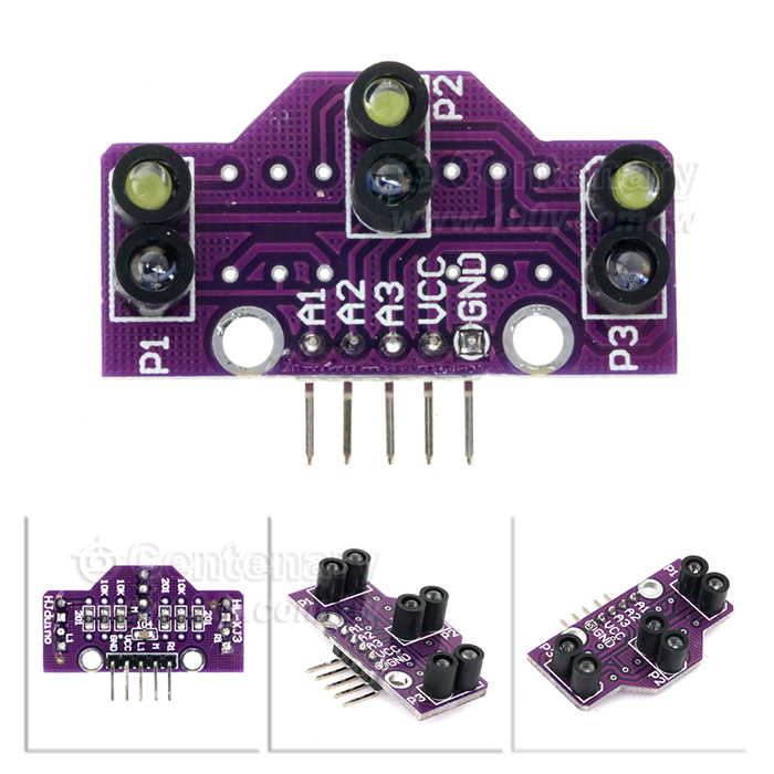 Analog three-way grayscale sensor - 150939 Product Image