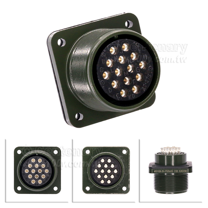 14P母端械外插座13A~20A 500Vac - 57556 產品圖片
