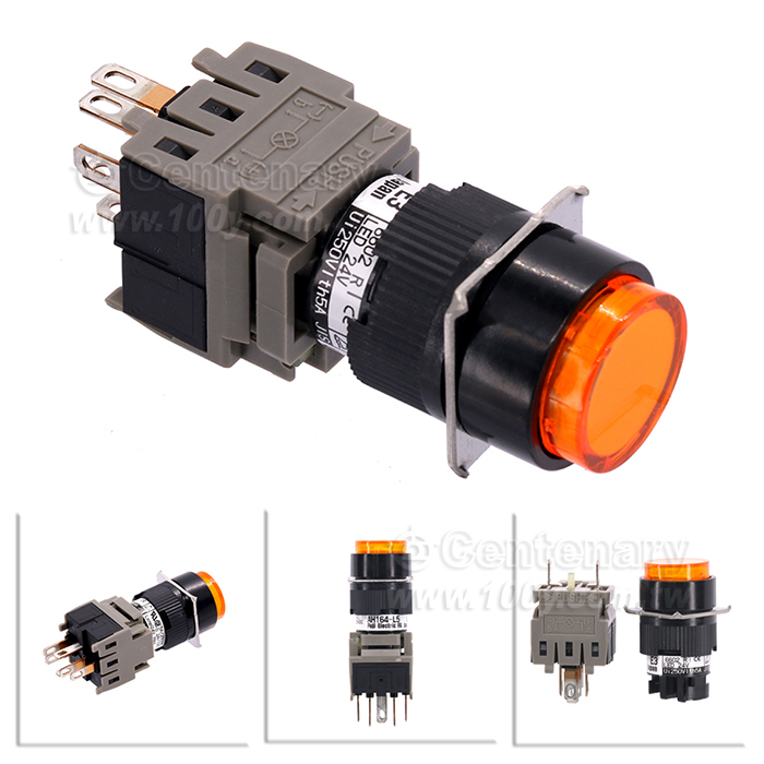 Fuji Electric帶燈按鈕開 橙色1NO+1NC - 149363 產品圖片