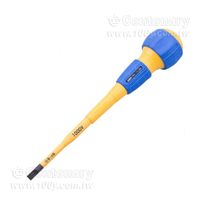 No.7900 一字絕緣電工螺絲刀5.0*100MM 耐高壓1000V