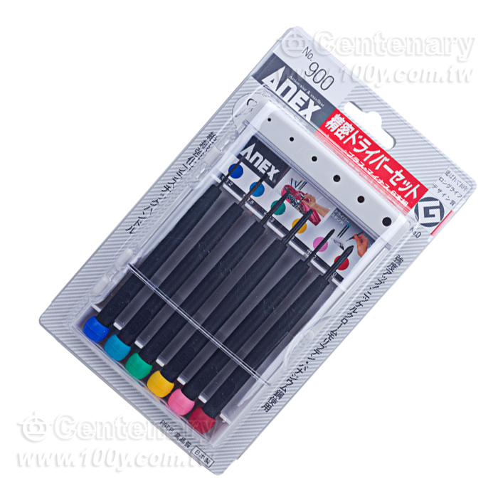 一字裝精密螺絲刀6支裝（ 1.2、1.8、2.3、3.0、PH00、PH0） - 152584 產品圖片