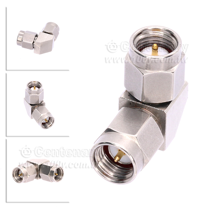 Mitered SMA Plug To SMA Plug 18GHz VSWR 1.15 - 93414 產品圖片