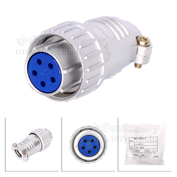 七星航空插頭 3P 母插頭 30A/250V - 164346 產品圖片