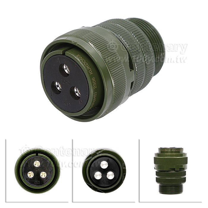 3P Straight Plug - 65236 Product Image