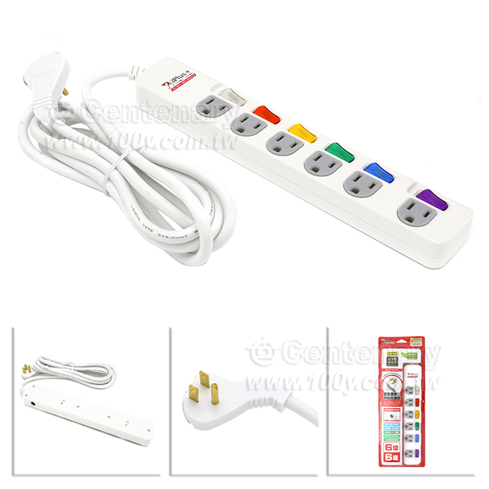 3P*6 AC Power Strip - 93795 Product Image