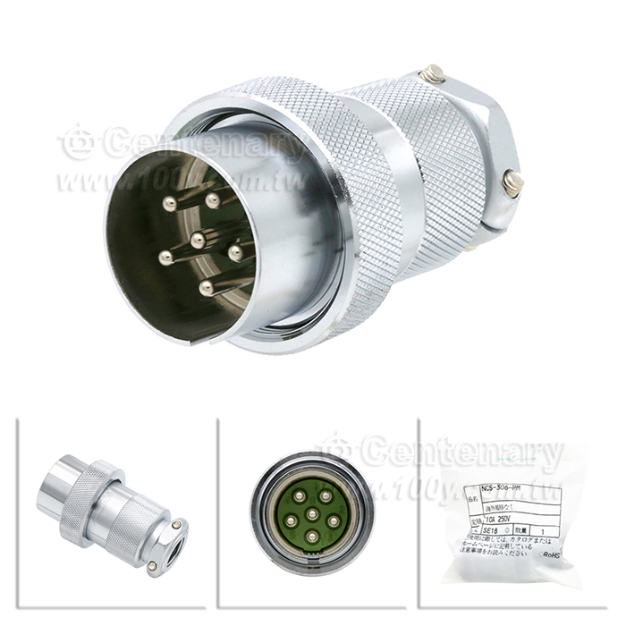 NCS-30 Series -Miniature Industrial Circular Connectors - 61377 Product Image