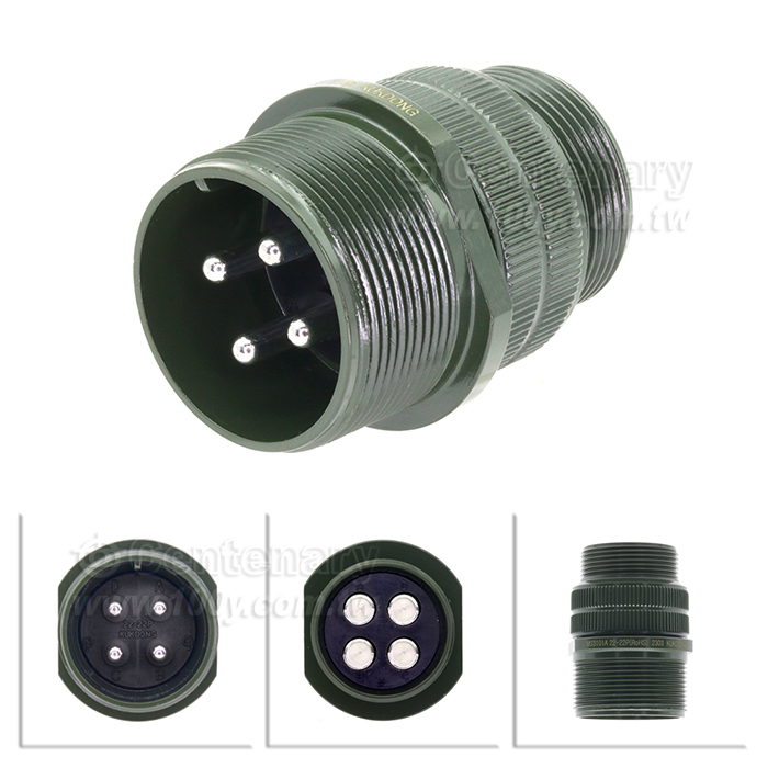 4P公端連線接頭 60A 500Vac - 41326 產品圖片