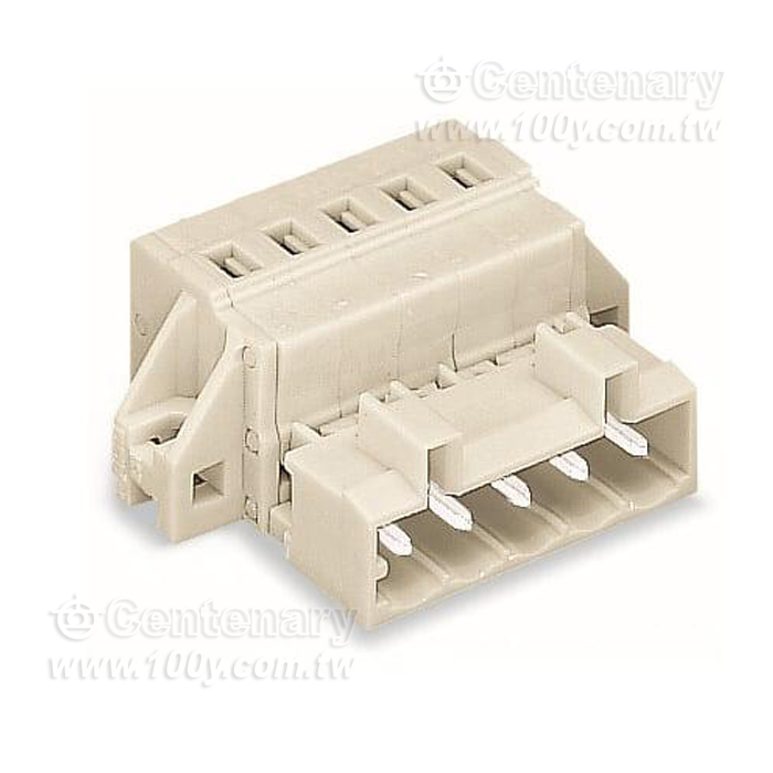 孔型插頭對插端子 4P 帶耳   P:5mm - 154008 產品圖片