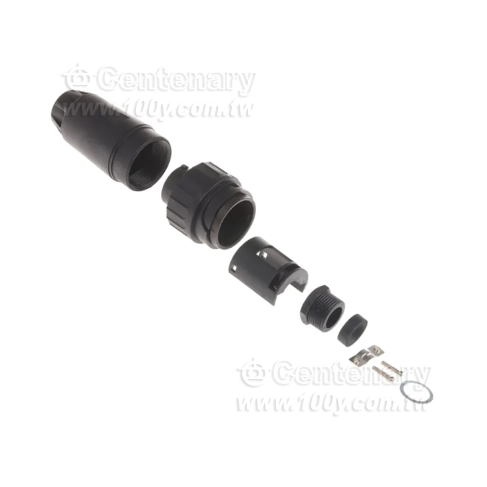 圓形DIN連接器14+ PE Male Cbl Conn Sz 2 Strt 400V 12A - 154070 產品圖片
