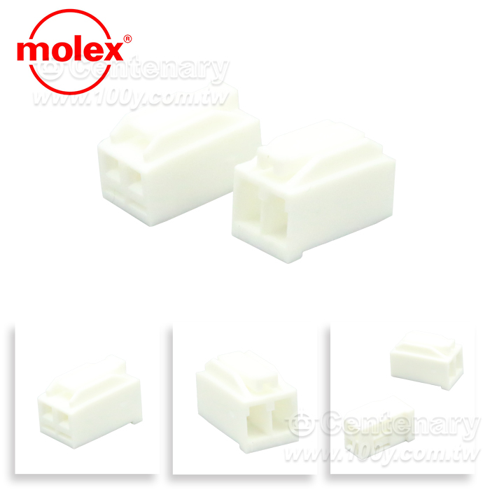 Molex_ 集管和線殼2P 1ROW FML HOUSING - 155306 產品圖片