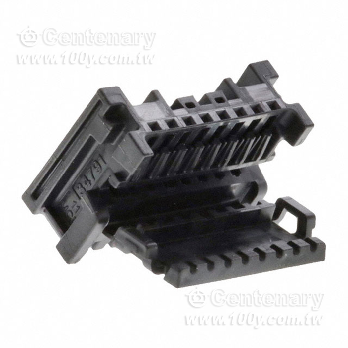Molex_8P 矩形連接器 - 外殼 插座 黑色 0.079"（2.00mm） - 155186 產品圖片