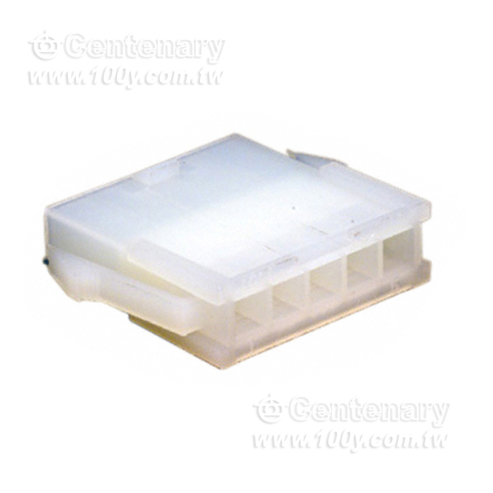 Molex_5P 矩形連接器 - 外殼 插頭 天然 0.165"（4.20mm） - 155196 產品圖片