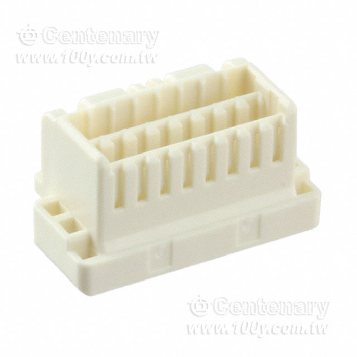 Molex_16P 矩形連接器 - 外殼 插頭 米色 0.059"（1.50mm） - 155215 產品圖片