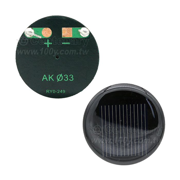 0.5V 多晶太陽能板  150mA 圓形33mm - 154534 產品圖片