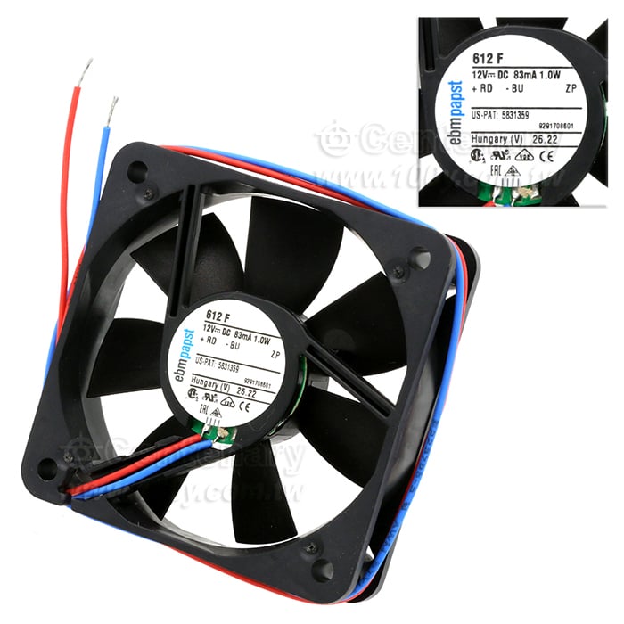 低噪音散熱風扇 60*60*15mm DC12V