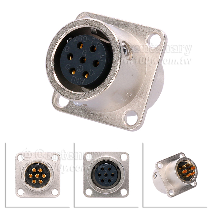 TAJIMI Female Flange Mount Receptacle