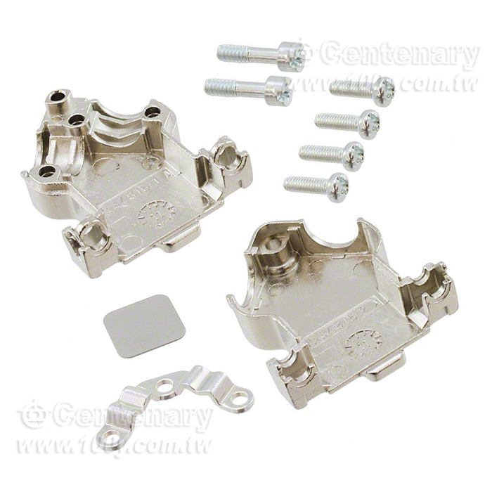 TE Cable Clamp Kit, Zinc, Shell Size 1, Shielded, 9 Position - 156723 Product Image