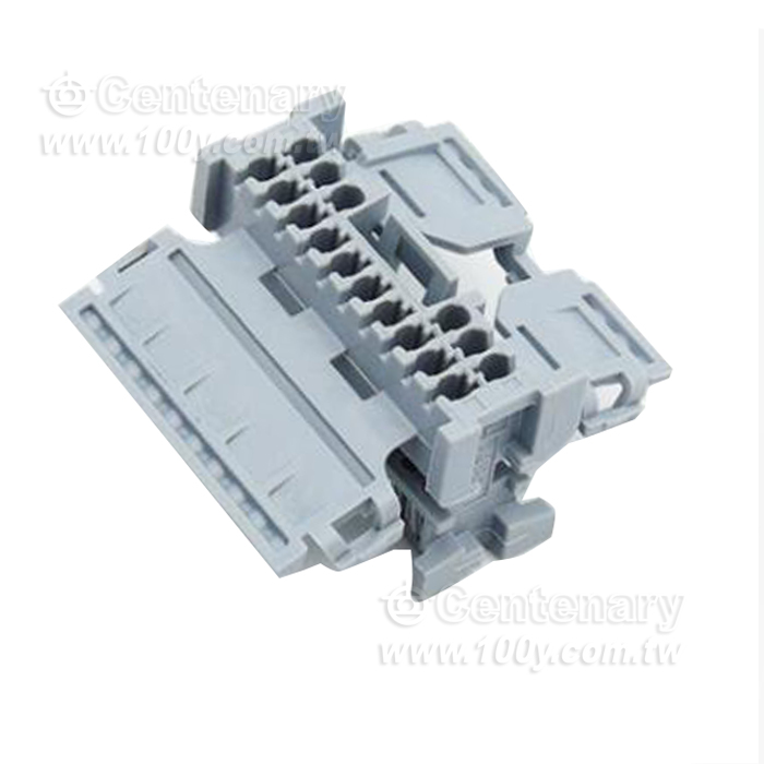 Molex_汽車連接器 MINI50 CONN RCPT 16CKT NB LTGY POL B - 156862 產品圖片