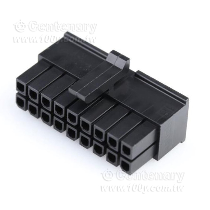Molex_集管和線殼 MicroFit 30 DR Rcpt 18Ckt GW HF - 156911 產品圖片