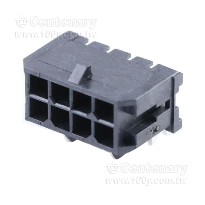 Molex_集管和線殼 8 CKT R/A SMT HDR - 156915 產品圖片