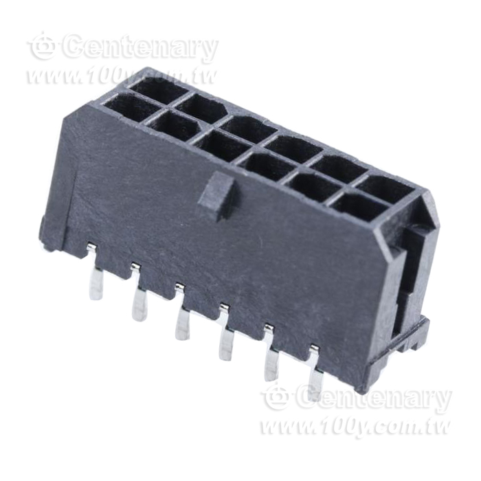 Molex_集管和線殼 12 CKT VERT HEADER - 156916 產品圖片