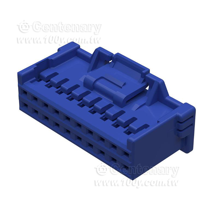 Molex_集管和線殼 2mm Dual Grid Rcpt Hsg 28CktRed - 156933 產品圖片