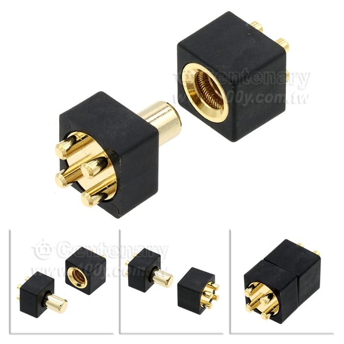 Board to board high current connector