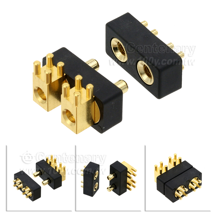 Board to board high current connector
