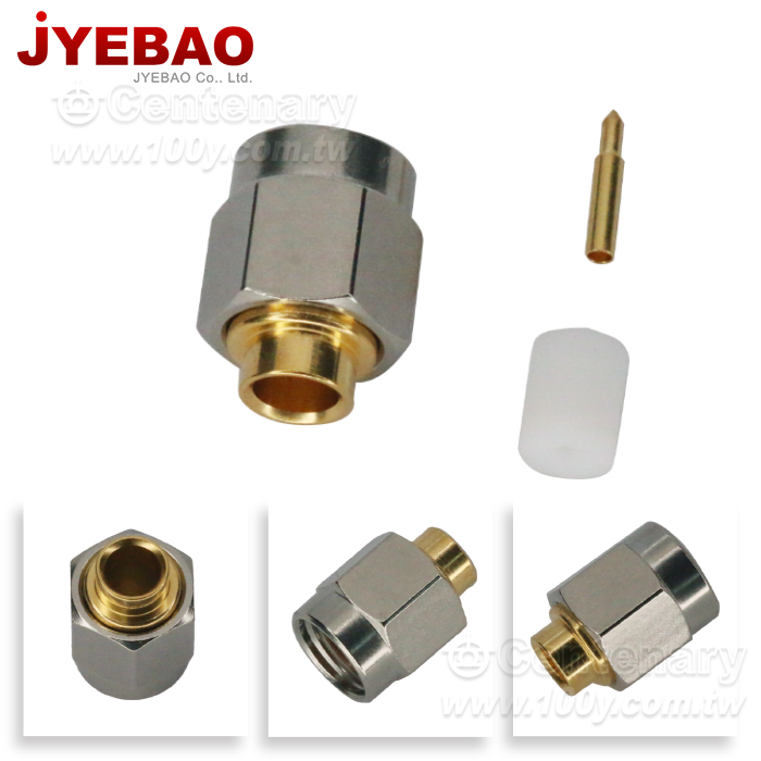 SMA plug solder for RG402; 27GHz VSWR1.2 - 156653 Product Image