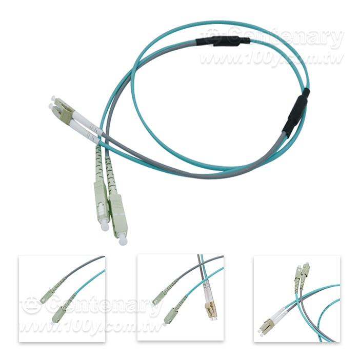 防鼠鎧裝光纖跳線(OM3)50/125um 線材Φ3.0mm LC-SC - 156704 產品圖片