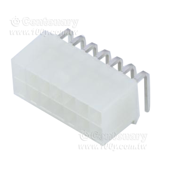 Molex_集管和線殼14 CKT R/A HEADER - 157289 產品圖片