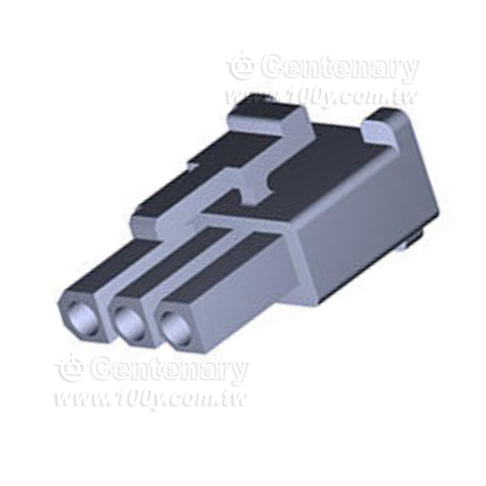 Molex_集管和線殼4.80 RECPT HSG 3P - 157332 產品圖片