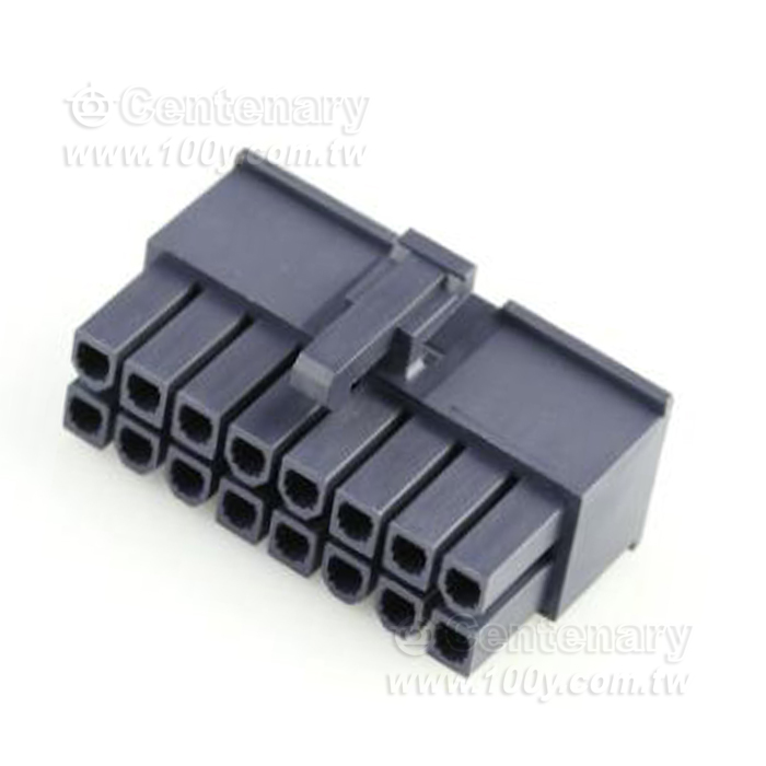 Molex_集管和線殼MiniFitJr Rcpt DR V2 GW 16Ckt - 157384 產品圖片
