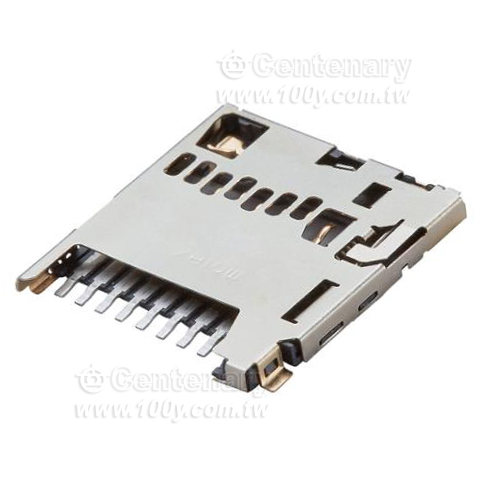 Molex_記憶卡連接器8 Contact microSD - 157395 產品圖片