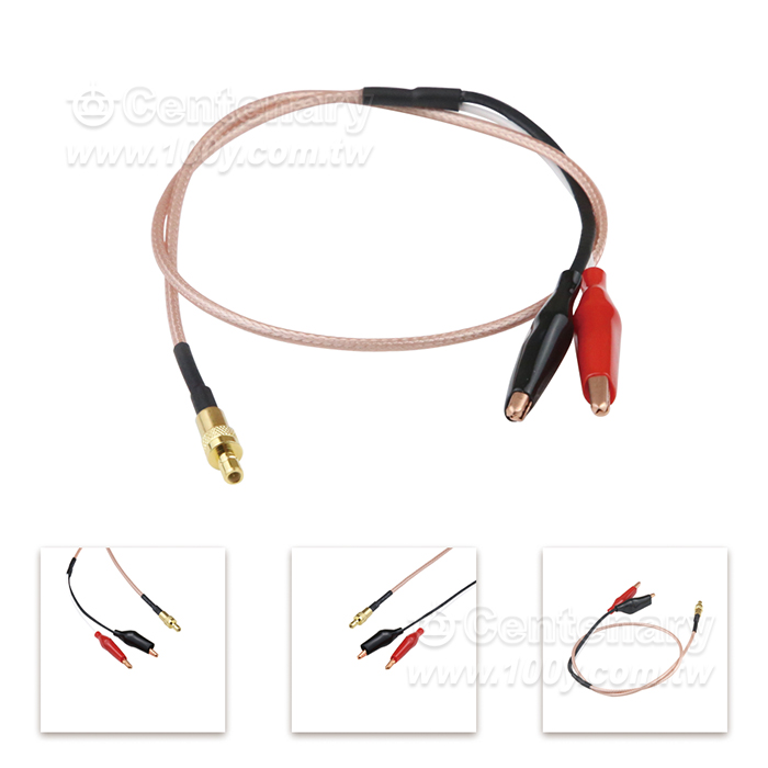 TEST LEAD-SMB(M)  Crocodile clip CABLE  L:0.5M