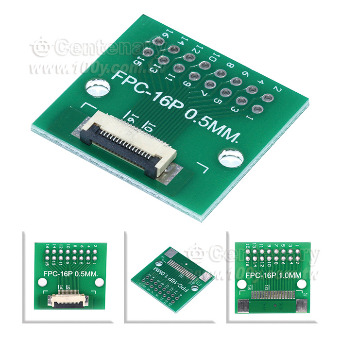 FPC/FFC排線轉接板轉直插16P - 156788 產品圖片