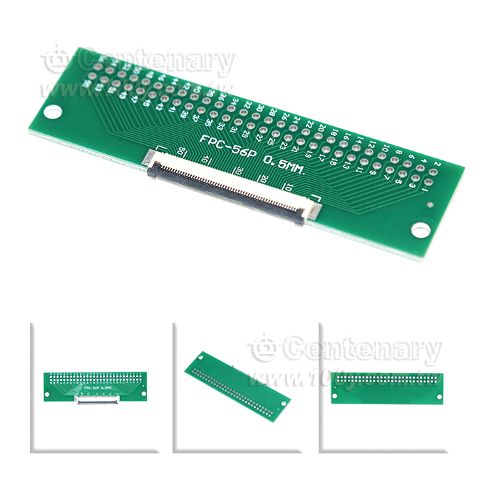 FPC/FFC排線轉接板轉直插54P - 156795 產品圖片