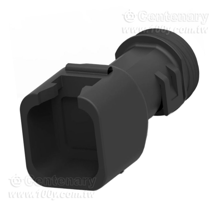 TE Backshell, PA GF, 6 Position - 157860 Product Image